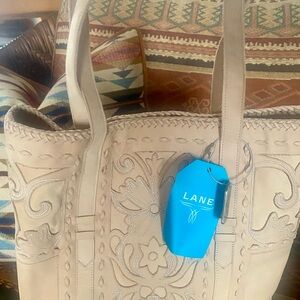 Lane Robin Leather Appliqué Tote